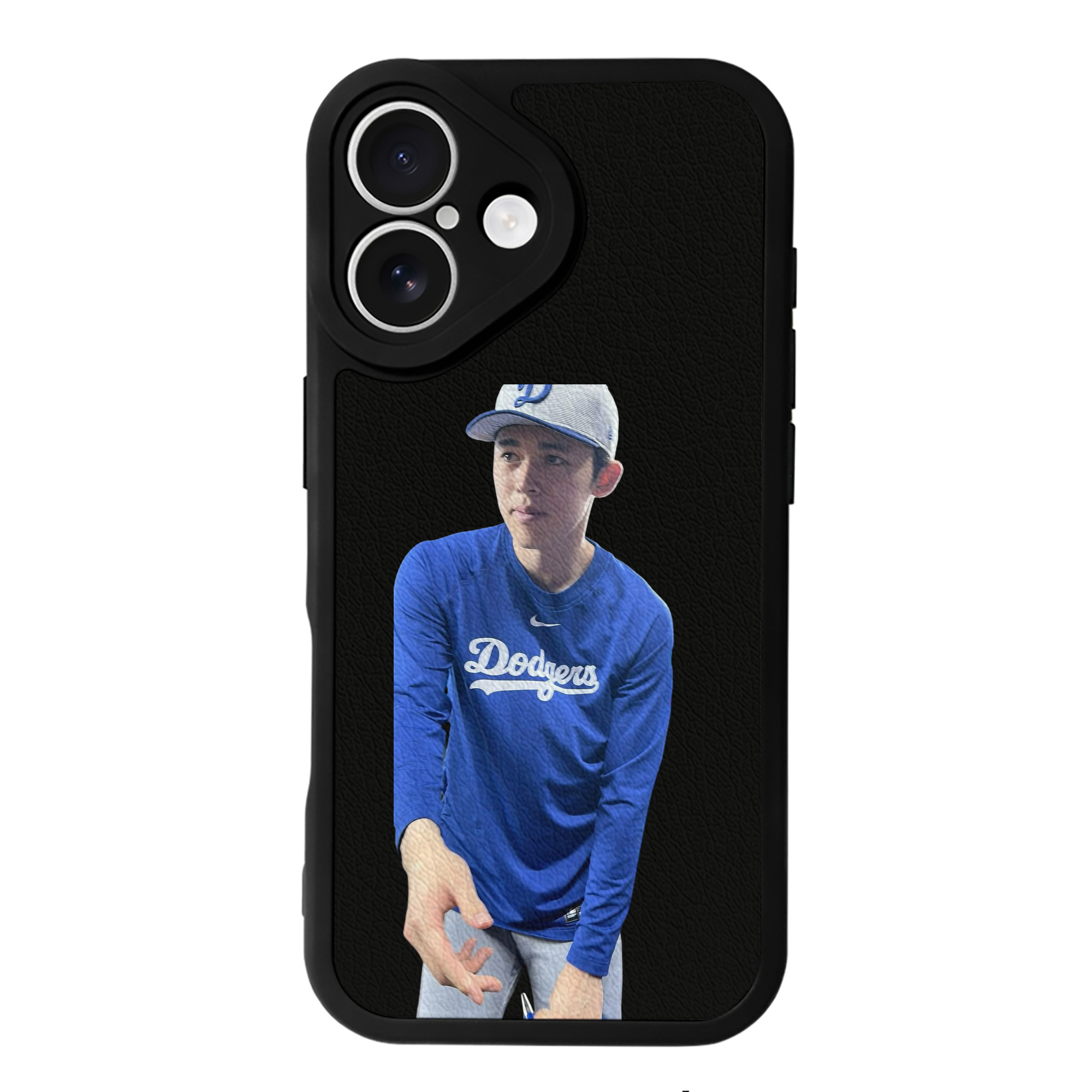  IPhone 16 Silicone Leather Case – UV Print, Lambskin Texture – Perfect Fit, Wireless Charging Compatible, Scratch Resistant, Precise Cutouts – Stylish Protection For IPhone 16